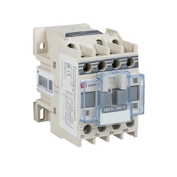 Контактор КМЭ-1 9А кат. 230В AC 1НО EKF ctr-s-9-220