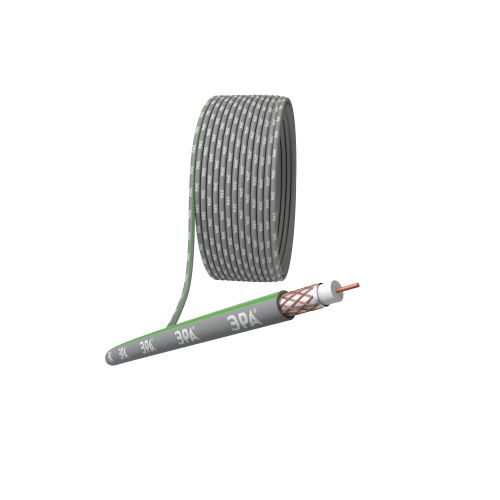 Кабель коаксиальный SAT 703 B Cu/(оплетка Cu 75%) нг(А)HF 75Ом сер. (уп.100м) S-B-75-HF100 Эра Б0044616