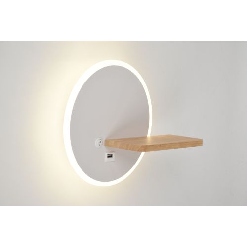 Светильник светодиодный Anastasia 6154-401 LED 22Вт 4000К настен. с выкл. Rivoli Б0066439