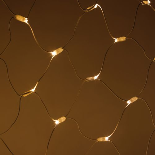 Гирлянда светодиодная "Сеть" 1.5х2м 150LED тепл. бел. IP65 220В бел. мерцание провод бел. каучук (без шнура питания) ERAPS-SK2 Эра Б0051894