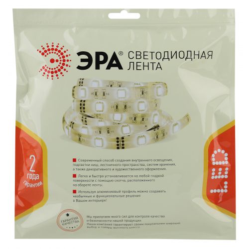Лента светодиодная LS2835-27-252-24-33-4000К-triple-5m (уп.5м) ЭРА Б0043105