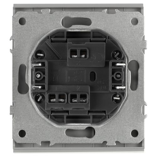 Переключатель 1-кл. СП Arktik 10А IP20 250В алюм. 16-1103-03 Эра Б0070336