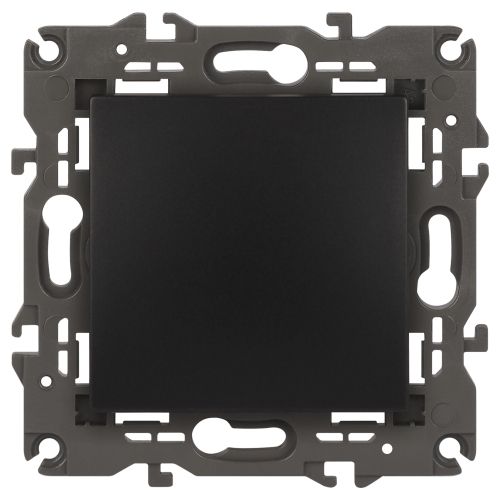 Выключатель 1-кл. СП Elegance 14-1101-05 10А IP20 250В 10AX механизм антрацит Эра Б0034212