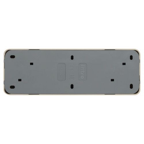 Розетка 4-м ОП Quadro 2-207-02 16А IP20 250В 4х2P сл.кость Intro Б0053831
