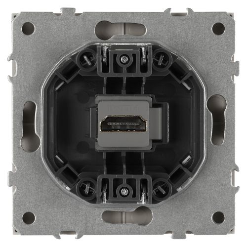 Розетка HDMI СП Galaxy 16А IP20 250В титан 15-3114-07 Эра Б0070800