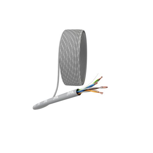 Кабель витая пара U/UTP кат.5E 4х2х24AWG CU PVC SIMPLE (уп.305м) UL-4-PVC Эра Б0044426