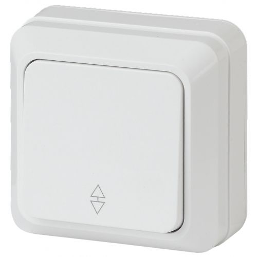Переключатель 1-кл. ОП Quadro 10А IP20 2-103-01 250В бел. Intro Б0053749