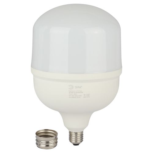 Лампа светодиодная высокомощная STD LED POWER T160-100W-4000-E27/E40 100Вт T160 колокол 4000К нейтр. бел. E27/E40 (переходник в компл.) 8000лм Эра Б0032089