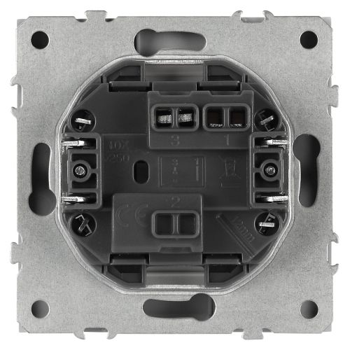 Кнопка СП 10А IP20 250В Galaxy графит 15-1109-06 Эра Б0070763