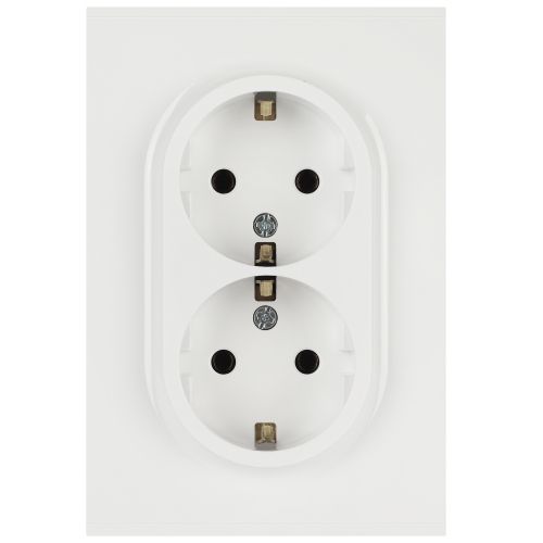 Розетка 2-м СП Arktik 16А IP20 250В с заземл. бел. 16-2104-01 Эра Б0070444