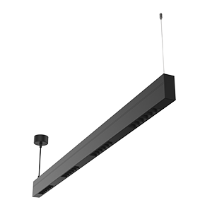 Светильник светодиодный Stellar-Line Comfort Up n Down 56Вт 4000К 1200х35х75 подвесной с линзами 50град. двойн. засветка матов. черн. RAL9005 VARTON V1-R0-T0493-05L21-2005640