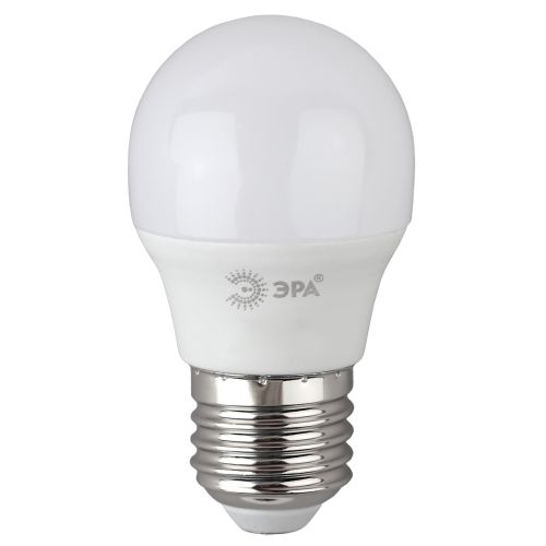 Лампа светодиодная RED LINE LED P45-8W-865-E27 R 8Вт P45 шар 6500К холод. бел. E27 Эра Б0045359