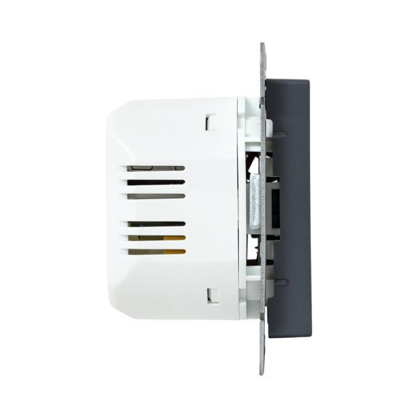 Розетка СП Эпика USB-C быстрая механизм графит EKF UP1-SOG-USBCF