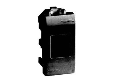 Розетка компьютерная СП 1мод. Brava RJ45 кат.5E экранир. черн. DKC 77457N