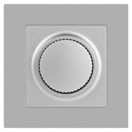 Светорегулятор поворотный СП Accent 6-401-03 600Вт 230В IP20 алюм. Intro Б0063674