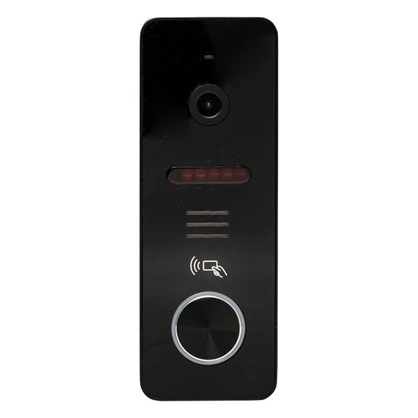 Видеопанель вызывная CPV-02 1000TVL IP65 со считыв. ключей 4пр. черн. EKF int-cpv-02