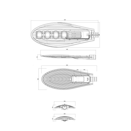 Светильник светодиодный SPP-5-200-5K-W 200Вт 5000К IP65 30000лм ДКУ уличный консольный Проектный Эра Б0043670