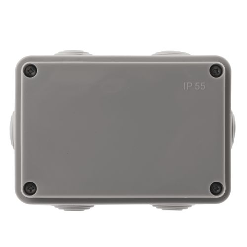 Коробка распаячная ОП на винтах 6 гермовводов IP55 KORv-120-80-50-6g ЭРА Б0052730