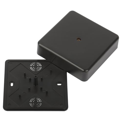 Коробка распаячная 100х100х30мм без клеммы IP40 черн. BS-B-100-100-30 Эра Б0061807
