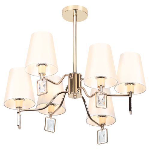 Люстра Cristal 2095-306 6хЕ14 40Вт классика Rivoli Б0062113