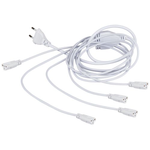 Разветвитель сетевой для фитолампы FITO 5х IEC C5 (3-pin) 2 м для подключения 5 светильников Эра Б0059055