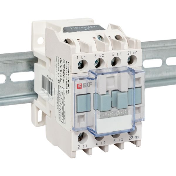 Контактор КМЭ-1 9А кат. 110В AC 1НЗ EKF ctr-s-9-110-nc