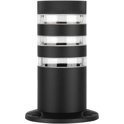 Светильник "Адрия" GBF-102-BL-0200 max 30Вт E27 IP54 230В 210х132х90мм уличный напольн. черн. Эра Б0069597