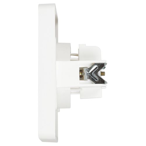 Розетка 1-м СП Style 7-201-01 16А IP20 250В 2P бел. Intro Б0060637