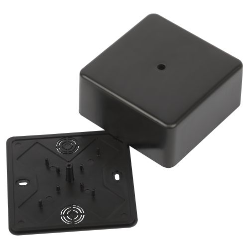 Коробка распаячная 100х100х50мм без клеммы IP40 черн. BS-B-100-100-50 Эра Б0061805