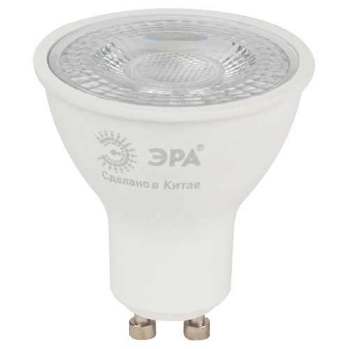Лампа светодиодная STD LED Lense MR16-8W-860-GU10 GU10 8Вт линзованная софит холод. бел. свет Эра Б0054943
