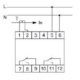 Реле тока EPP-620 230В AC 2х8А 2х1P IP20 многофункц. двухпороговое (0.02-1А 0.5-5A); монтаж на DIN-рейке 35мм; 3мод. F&F EA03.004.006
