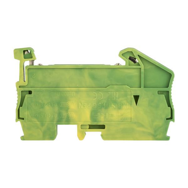 Колодка клеммная ST-2.5 3 вывода земля пружинная EKF plc-jxb-st-2.5-3-pen