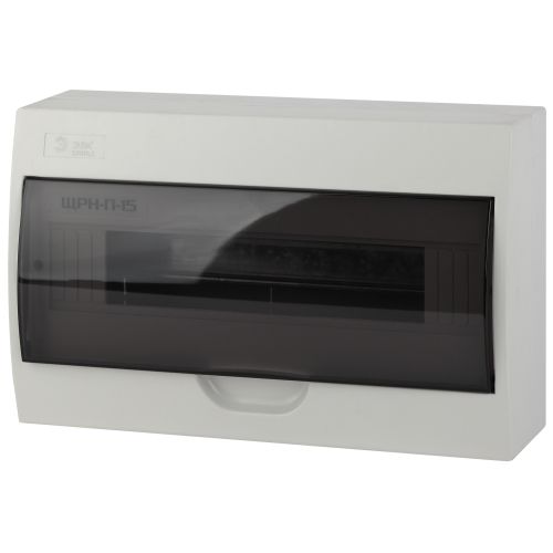 Бокс навесной ЩРН-П-15 15мод. IP41 пластик SIMPLE NO-box_simple-plastic_15_surface BOXS15 Эра Б0041526