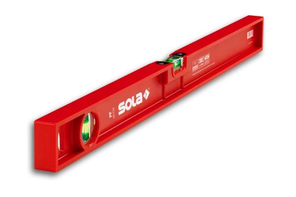 Уровень пластиковый PF 40 L=40см 2 глазка точн. 1.00мм/м SOLA 01412501