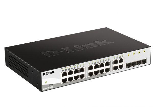 Коммутатор настраиваемый DGS-1210-20/F2A WebSmart (16 портов 10/100/1000Base-T и 4 комбо-порта 100/1000Base-T/SFP) D-link 1866959