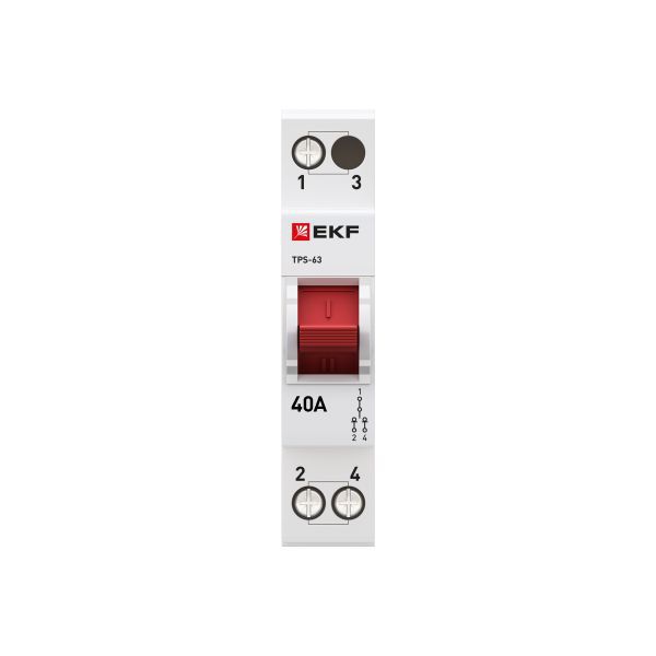 Переключатель трехпозиционный ТПС-63 1P 40А PROxima EKF TPS140