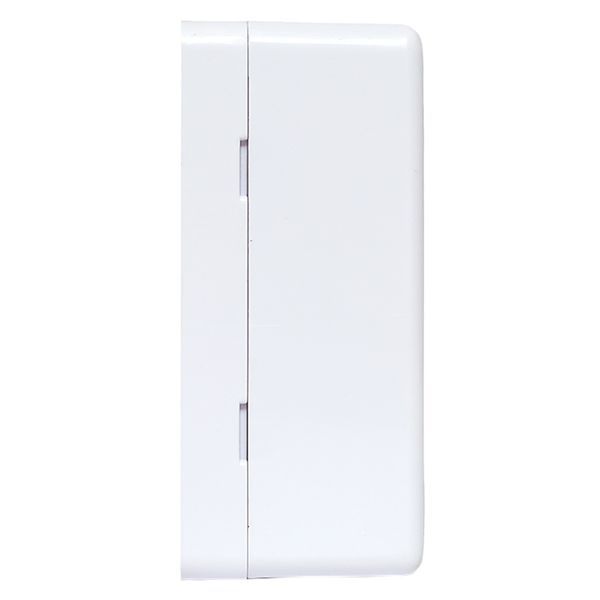 Корпус розетки настенной на 2 модуля Keystone со шторками и маркерами бел. TERACOM PRO EKF TRP-EBOX-2KSTN-WH