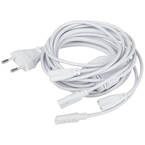 Разветвитель сетевой для фитолампы FITO 4х IEC C7 (2 pin) для подключения 4 светильников Эра Б0061036