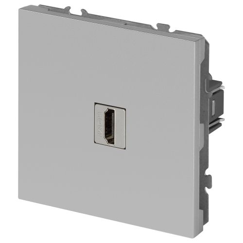 Розетка HDMI СП Galaxy 16А IP20 250В алюм. 15-3114-03 Эра Б0070796