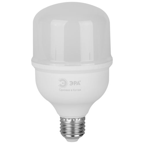 Лампа светодиодная высокомощная RED LINE LED POWER T80-30W-6500-E27 R 30Вт Т80 колокол 6500 К холод. бел. E27 2900лм Эра Б0063866