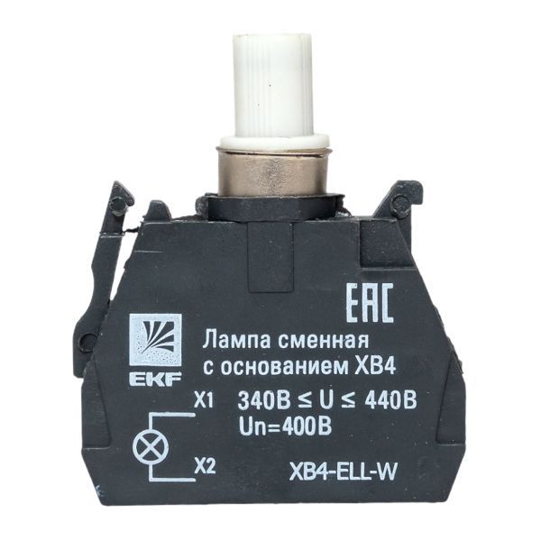 Лампа сменная с основанием XB4 бел. 400В PROxima EKF XB4-ELL-W