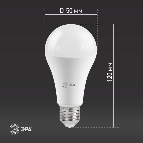 Лампа светодиодная LED A65-30W-827-E27 A65 30Вт груша E27 тепл. бел. ЭРА Б0048015