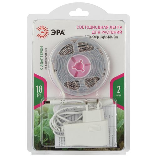 Лента светодиодная FITO-Strip Light-RB-2m 2м для растений красн./син. спектр IP65 Эра Б0057282
