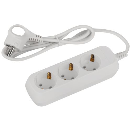 Удлинитель 3х1.5м с заземл. 10А IP20 GREEN LINE UDL-10-315-E ПВС 3х0.75 Эра Б0064897