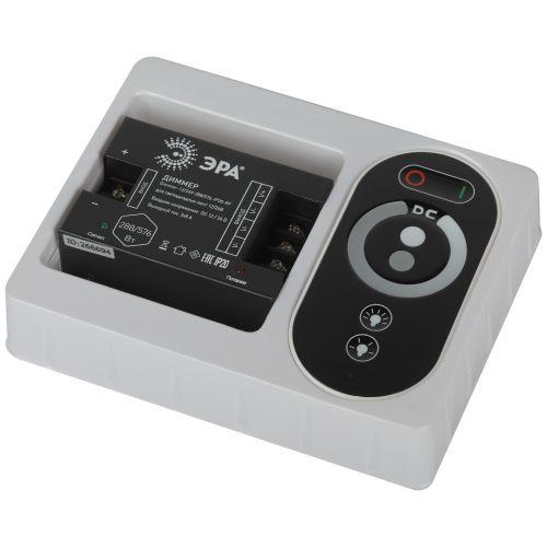 Диммер для светодиодной ленты Dimmer-12/24В-288/576-IP20-RF с радио пультом (для ленты RGB+W) Эра Б0061115