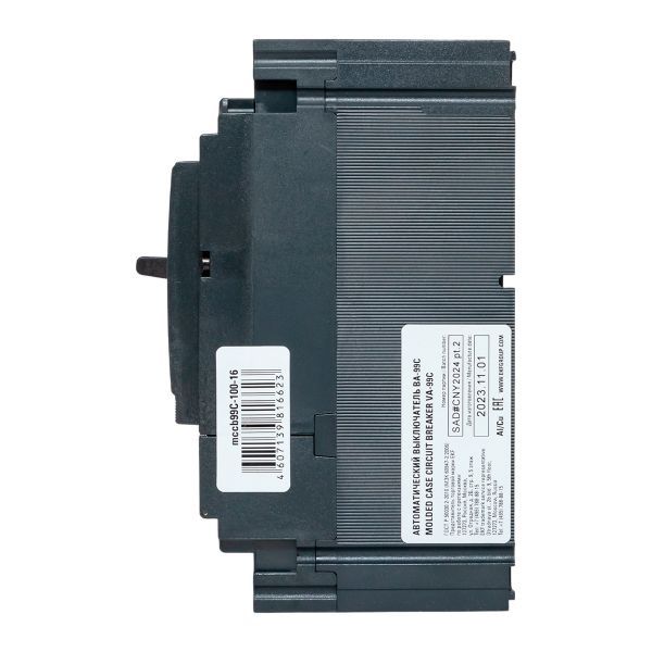 Выключатель автоматический 3п 100/16А 36кА ВА-99C Compact NS PROxima EKF mccb99C-100-16