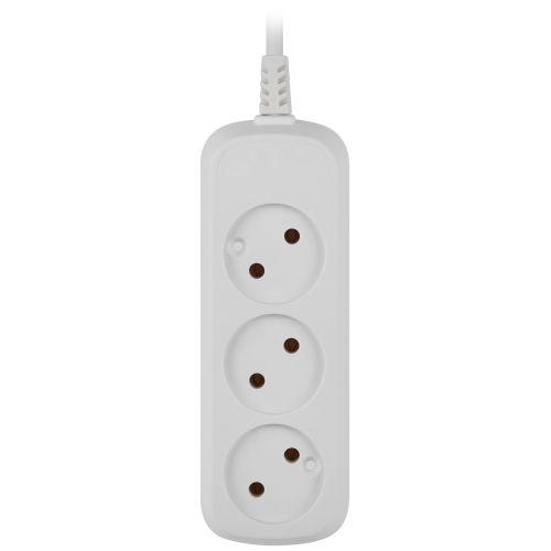 Удлинитель 3х5м без заземл. 10А IP20 GREEN LINE UDL-10-350 ПВС 2х0.75 Эра Б0065073
