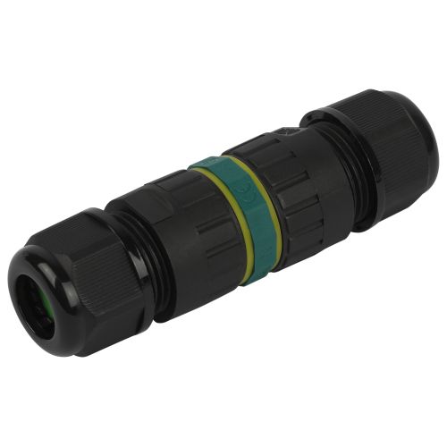 Коннектор кабельный прямой 3-Pin 0.5-2.5кв.мм IP68 безвинтовой NO-224-673 Эра Б0068045