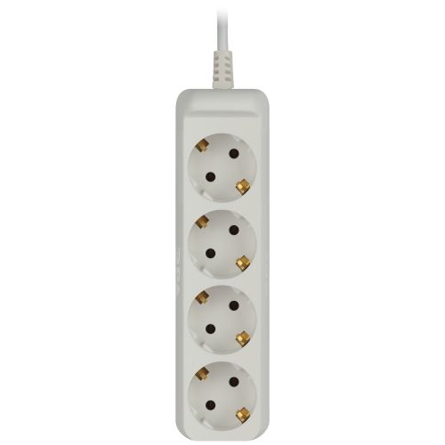 Удлинитель 4х3м с заземл. 10А IP20 UX-4e-3m ПВС 3х0.75 Эра Б0038579