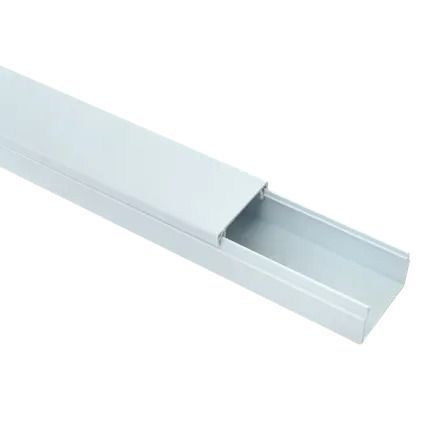Кабель-канал 40х25 L2000 пластик бел. EKF kkm-40-25